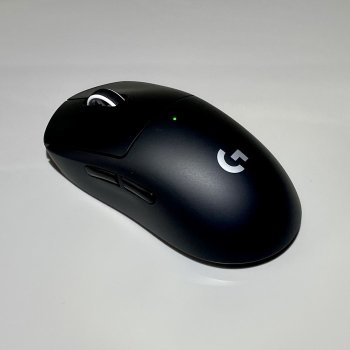 Preview: Logitech Pro X Superlight Wireless schwarz mit Kailh GM 8.0 Switches und Kailh red Encoder